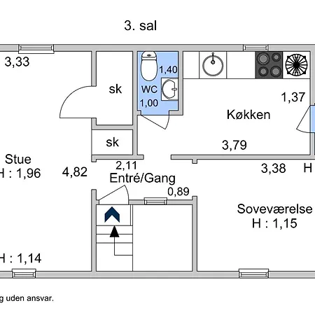 Small, Cozy Penthouse With Free Parking *